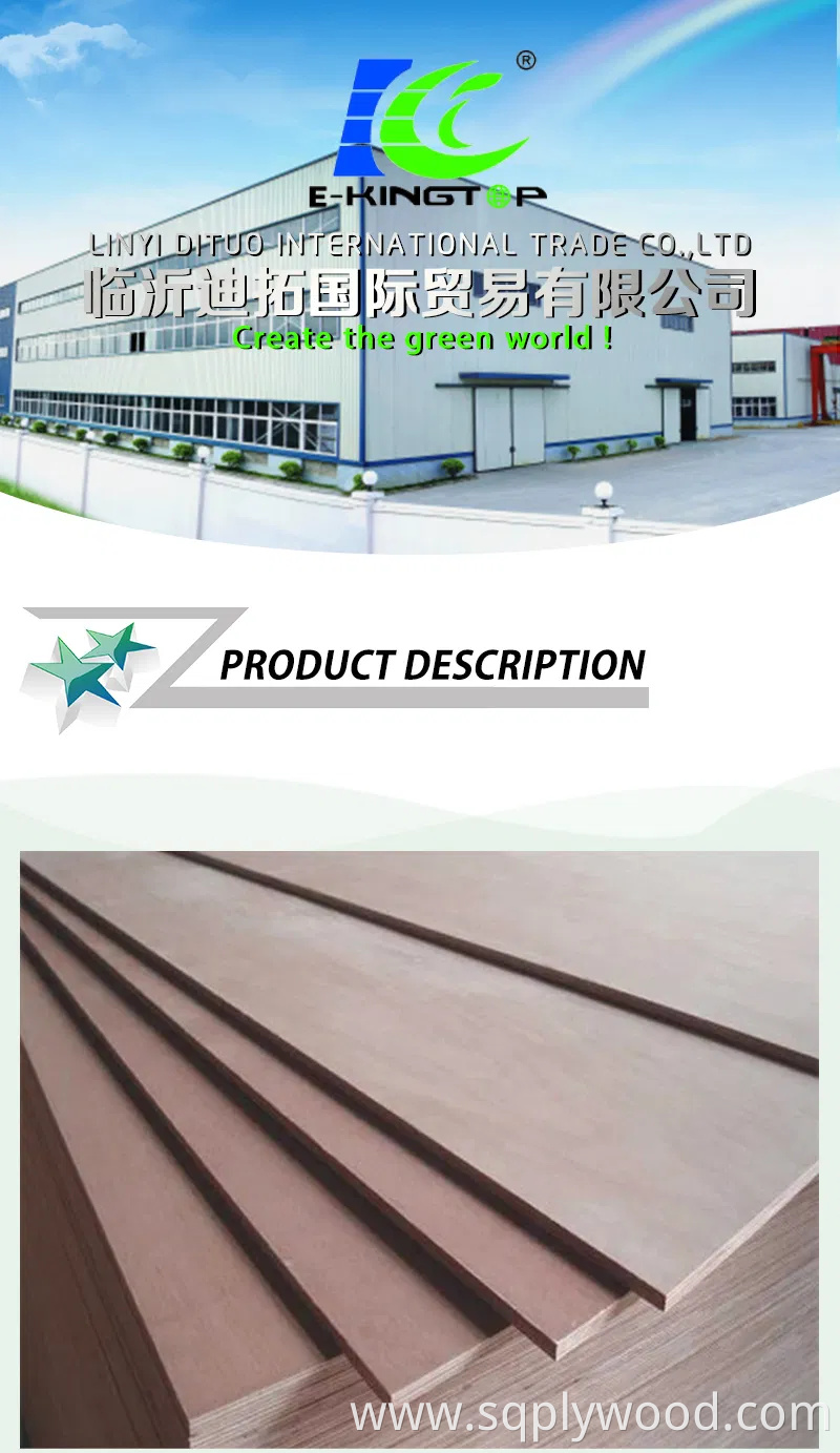18mm Wood Grain Melamine Paper Plywood